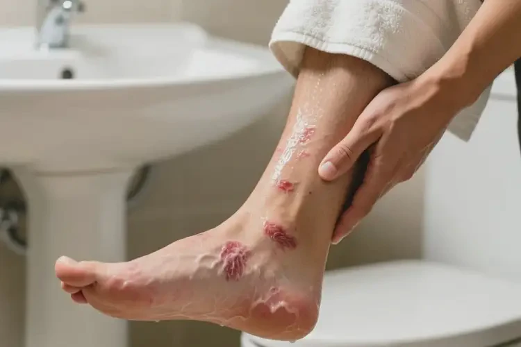 男性腳上容易起濕疹能夠徹底治愈嗎(圖3)