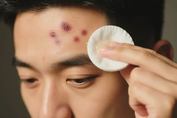 男性面部經(jīng)常長濕疹能徹底自愈嗎(圖1)