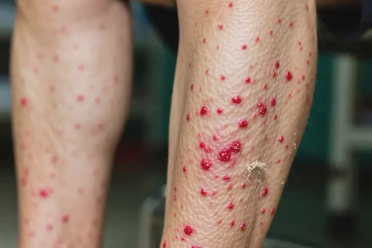 老年人小腿上經(jīng)常起濕疹不管它會(huì)自己好嗎(圖4)