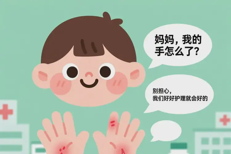 兒童手上容易起濕疹可不可以根治(圖1)