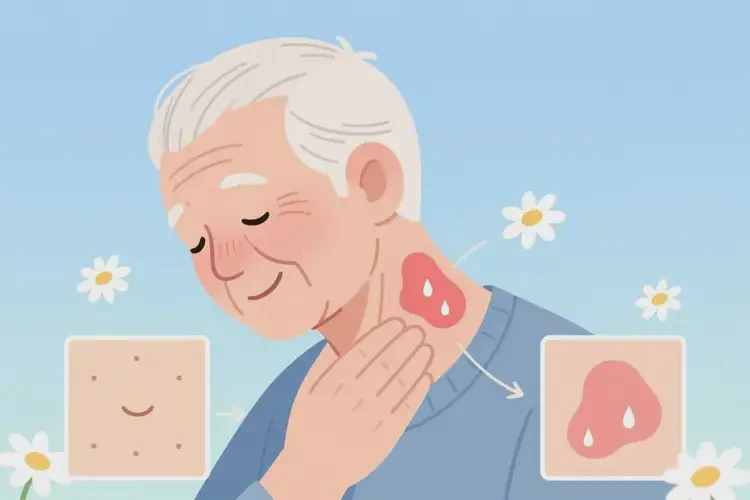 老年人脖子上經(jīng)常起濕疹能夠徹底治愈嗎(圖4)