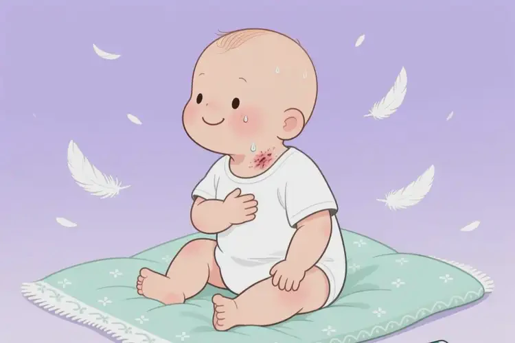 孩子脖子出現(xiàn)濕疹能靠自己自愈嗎(圖2)