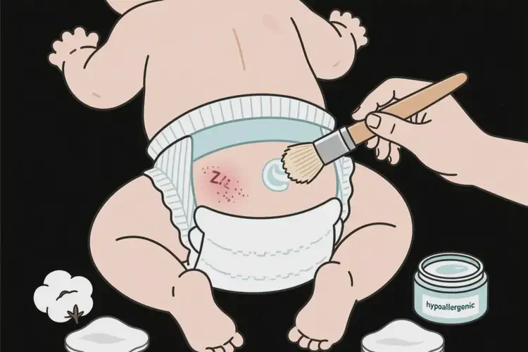 孩子屁股上容易起湿疹不管它会自己好吗(图3)