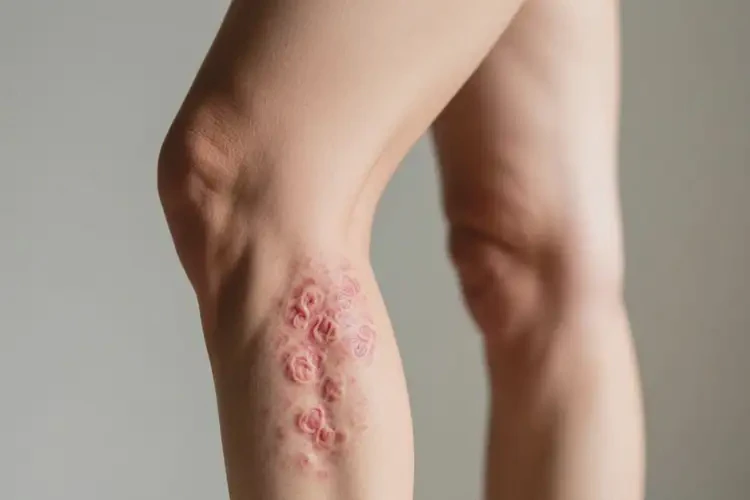 女人小腿上起濕疹能不能根治(圖1)