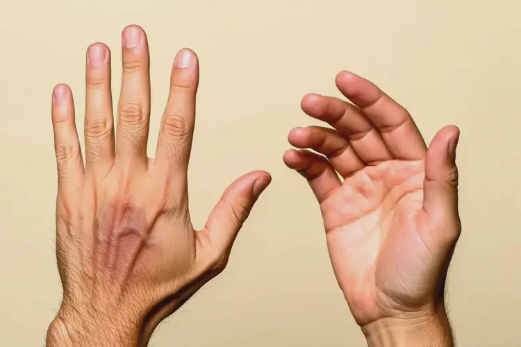 男人手上長濕疹能不能根治(圖1)