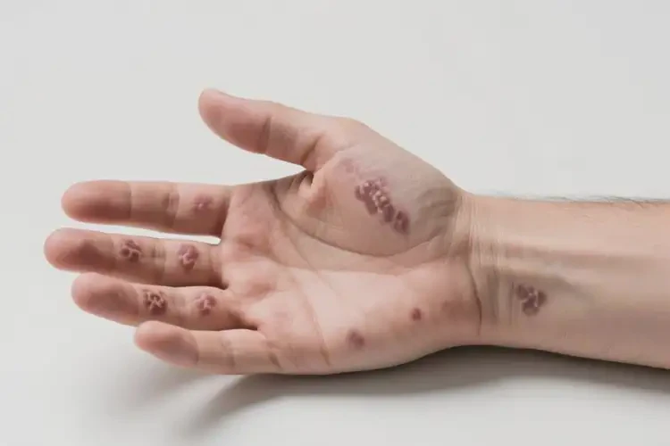 男人手上容易長濕疹可以徹底自愈嗎(圖1)