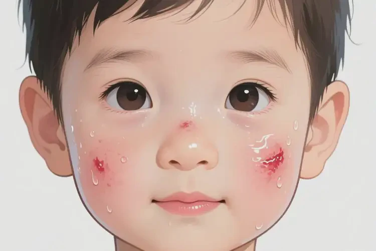 兒童面部起濕疹可不可以根治(圖2)
