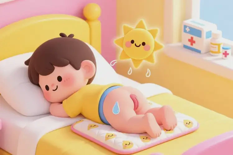 少兒肛周偶爾起濕疹不管它會自己好嗎(圖1)