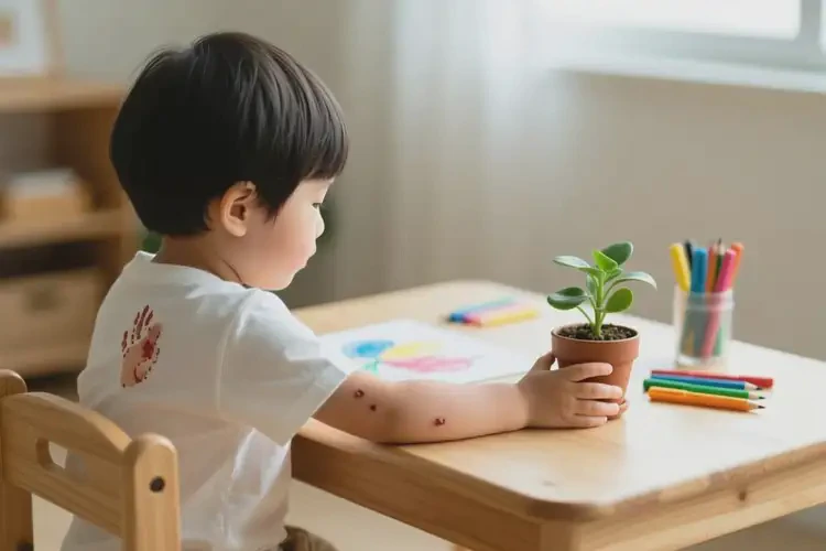 小兒手上容易長濕疹不管它會(huì)自己痊愈嗎(圖2)