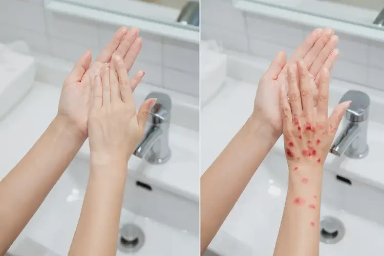 女生手上經常起濕疹不管它會自己痊愈嗎(圖2)