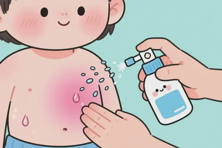 孩子肚子偶爾起濕疹能夠徹底治愈嗎(圖1)