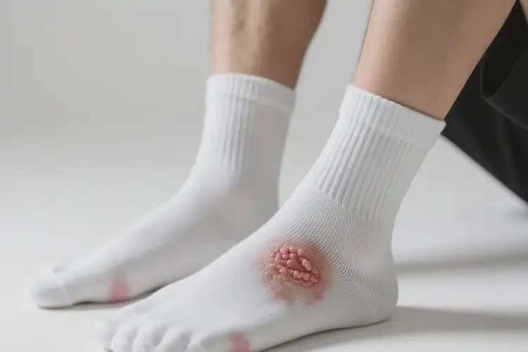 男生腳上出濕疹不管它會自己痊愈嗎(圖1)