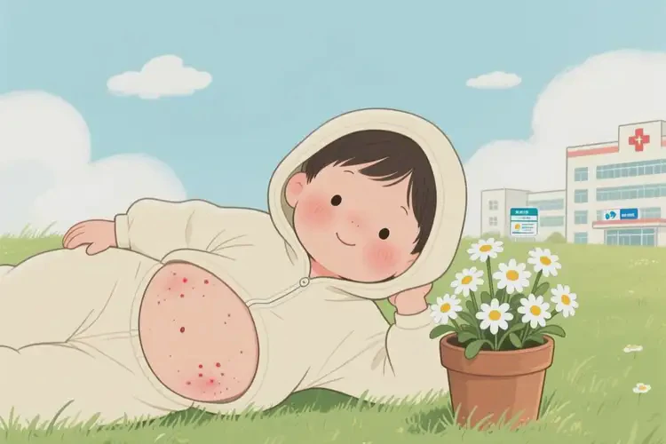 孩子肚子出濕疹能徹底自愈嗎(圖3)