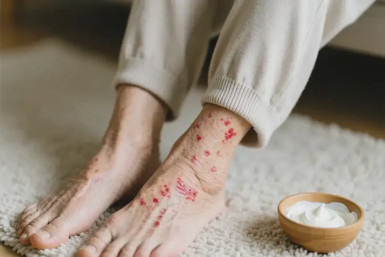 高齡老人四肢偶爾起濕疹能不能根治(圖1)