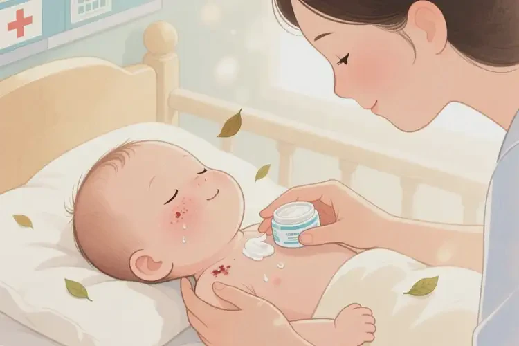 婴儿脖子容易长湿疹能靠自己自愈吗(图1)