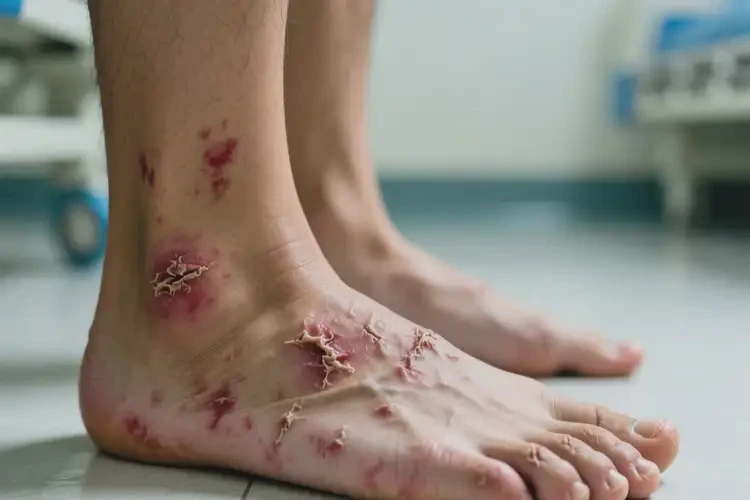 男生腳上出濕疹可不可以徹底自愈(圖3)