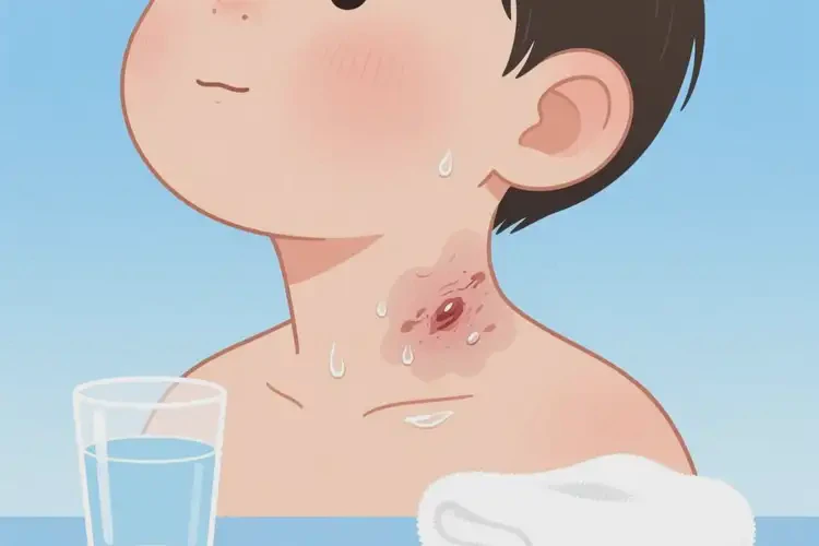 孩子脖子上容易起濕疹能徹底自愈嗎(圖3)