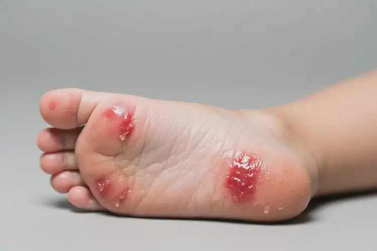 少兒腳上出現(xiàn)濕疹可不可以根治(圖2)