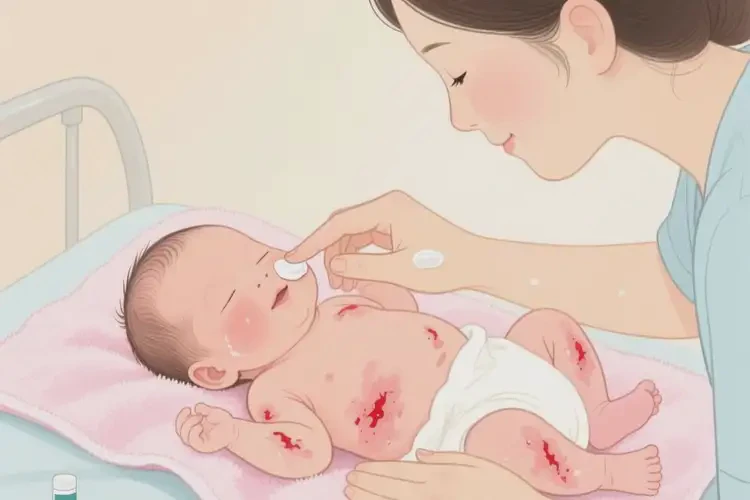 新生兒全身有濕疹不管它會自己好嗎(圖4)