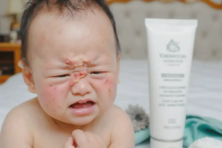 嬰幼兒面部經(jīng)常長(zhǎng)濕疹不管它會(huì)自己好嗎(圖3)