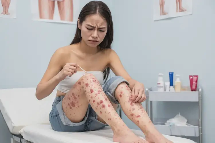 女生小腿上容易長濕疹不管它會自己自愈嗎(圖3)