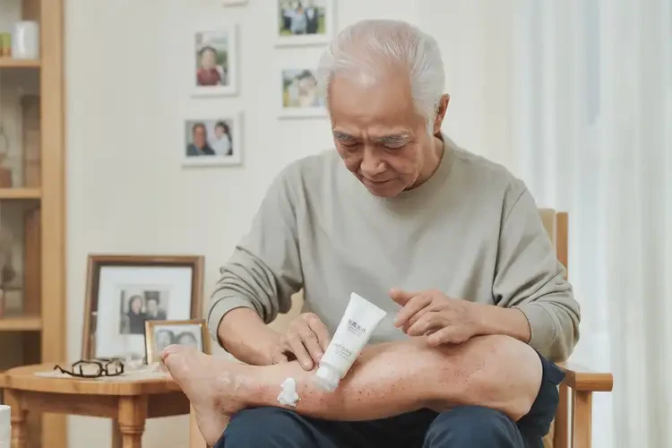 老年人小腿上經(jīng)常起濕疹不管它會(huì)自己自愈嗎(圖2)
