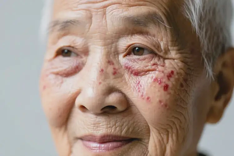 高齡老人身上出現(xiàn)濕疹不管它會(huì)自己好嗎(圖3)