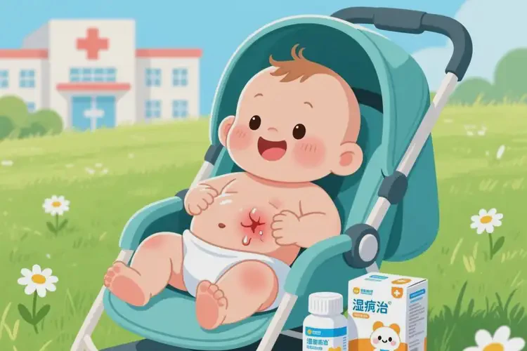 嬰幼兒肚子上出濕疹可不可以根治(圖1)