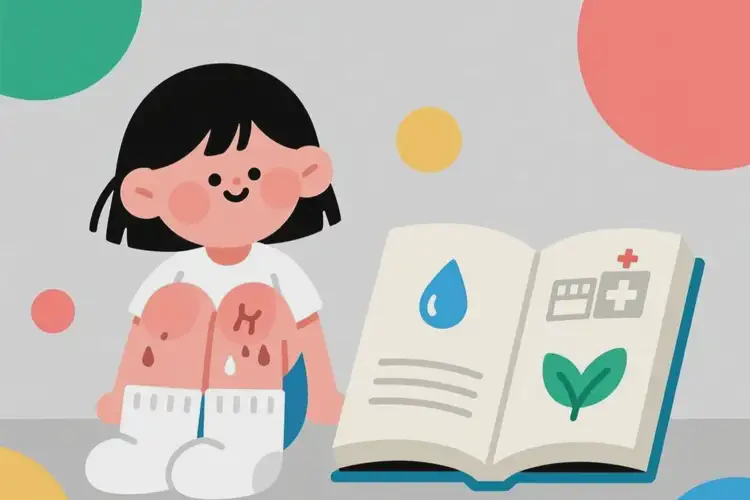 少兒小腿上偶爾起濕疹可不可以根治(圖1)