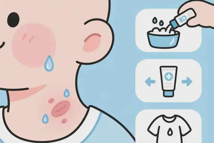 宝宝脖子上经常长湿疹可不可以根治(图2)