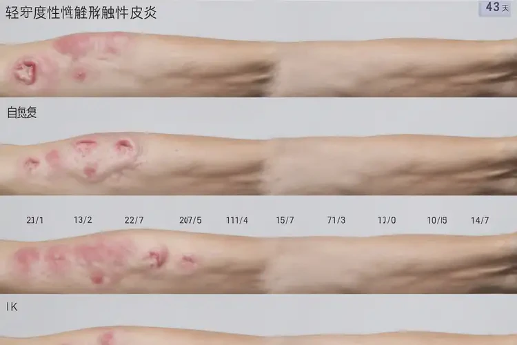 青年人手臂上容易起濕疹不管它會自己痊愈嗎(圖4)