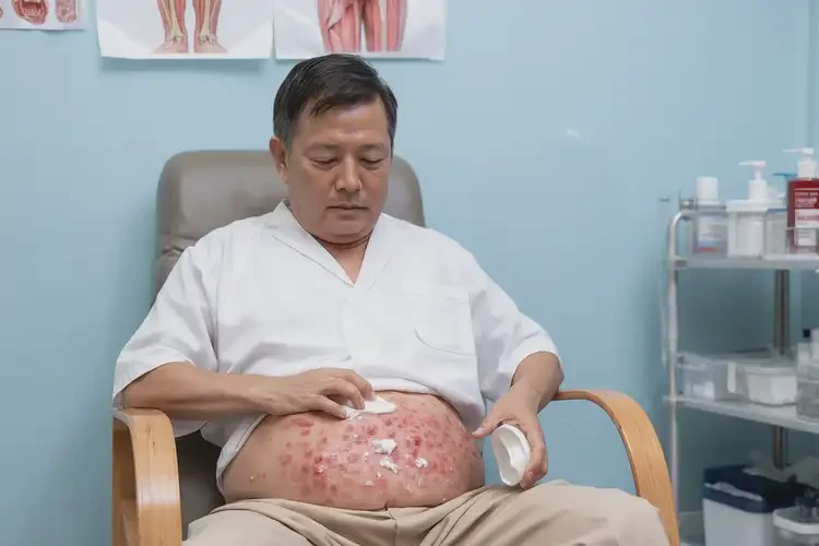 男性肚子有濕疹不管它會自己自愈嗎(圖2)