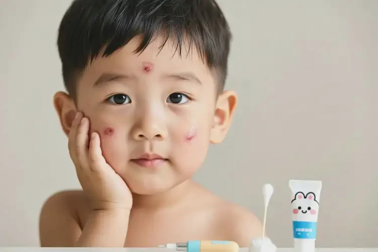 兒童臉上有濕疹能夠徹底治愈嗎(圖3)