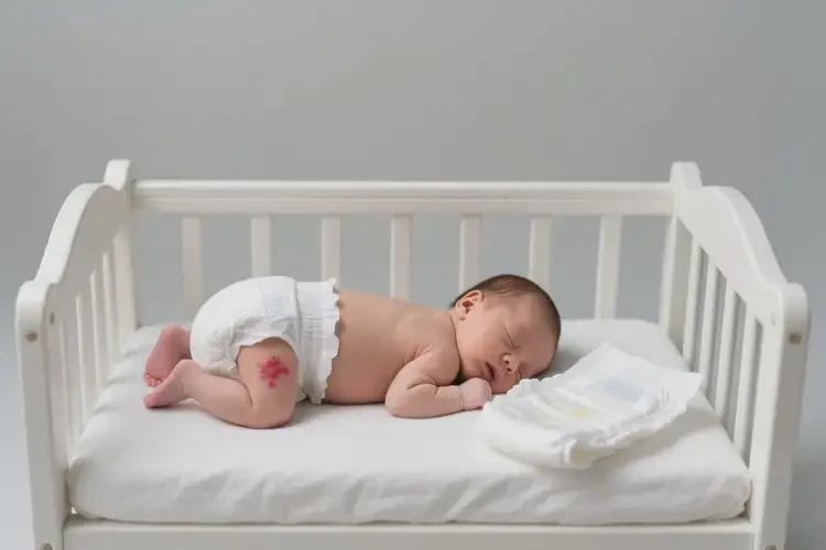 新生兒屁股長濕疹能徹底自愈嗎(圖1)