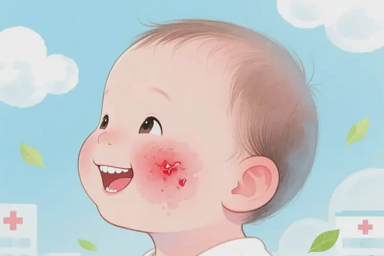 孩子面部容易起濕疹能靠自己自愈嗎(圖4)