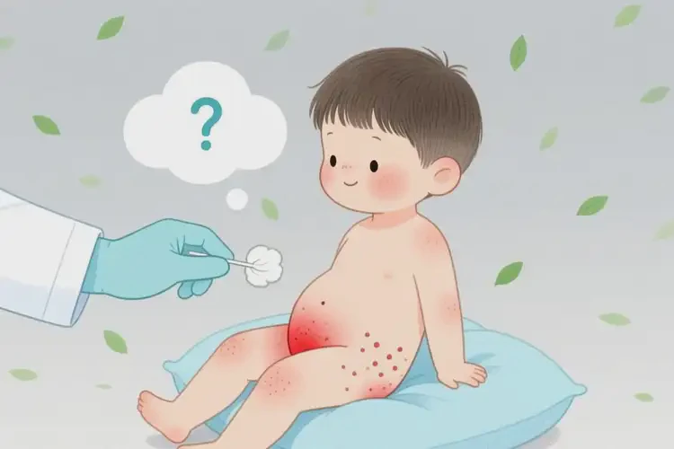 少兒肛周長濕疹不管它會自己自愈嗎(圖4)