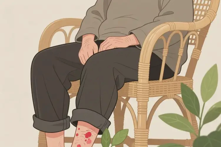 老年人小腿偶爾長濕疹能夠徹底治愈嗎(圖3)