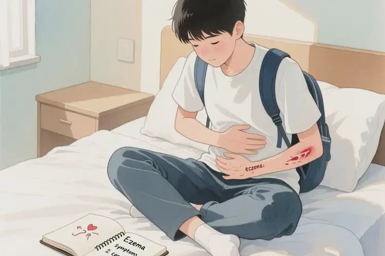 大學(xué)生肚子上容易長(zhǎng)濕疹不管它會(huì)自己好嗎(圖2)