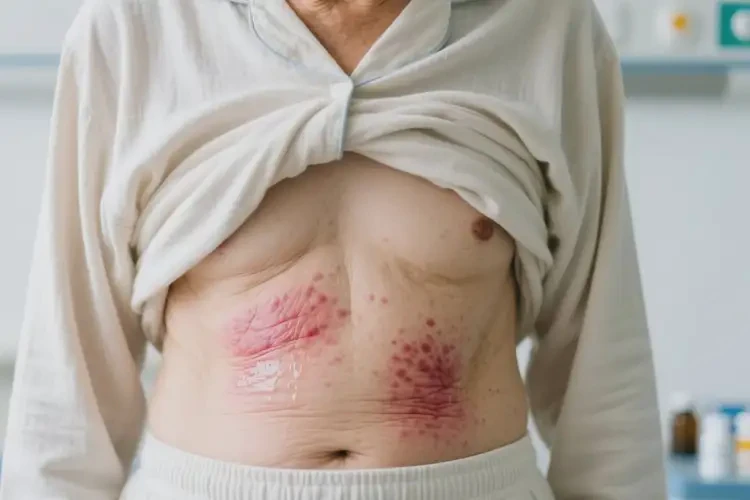 老人肚子出現(xiàn)濕疹能夠徹底治愈嗎(圖3)