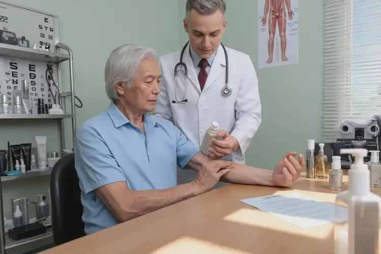 老人手臂出現(xiàn)濕疹不管它會自己自愈嗎(圖2)