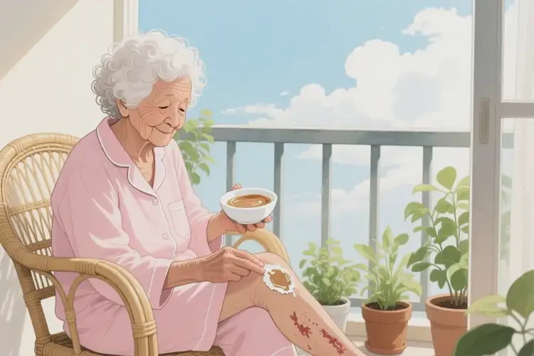 高齡老人全身出現(xiàn)濕疹能徹底自愈嗎(圖1)