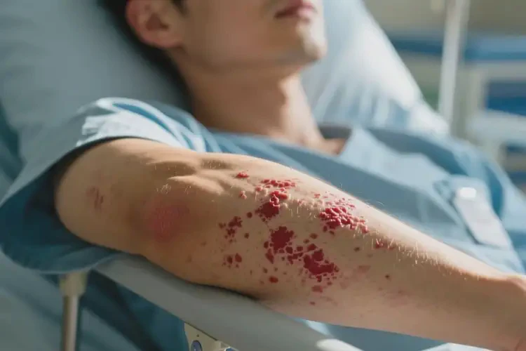 男人手臂有濕疹能不能根治(圖1)