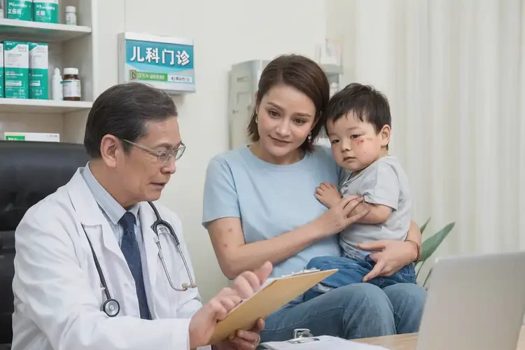 幼儿脖子上出湿疹不管它会自己痊愈吗(图2)