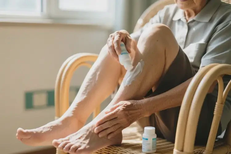 高齡老人小腿上經(jīng)常長濕疹能不能根治(圖4)