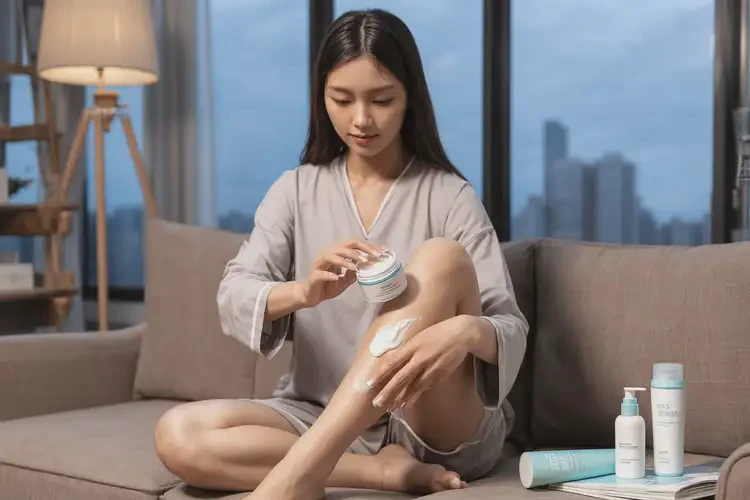 女性小腿出現(xiàn)濕疹能夠徹底治愈嗎(圖1)