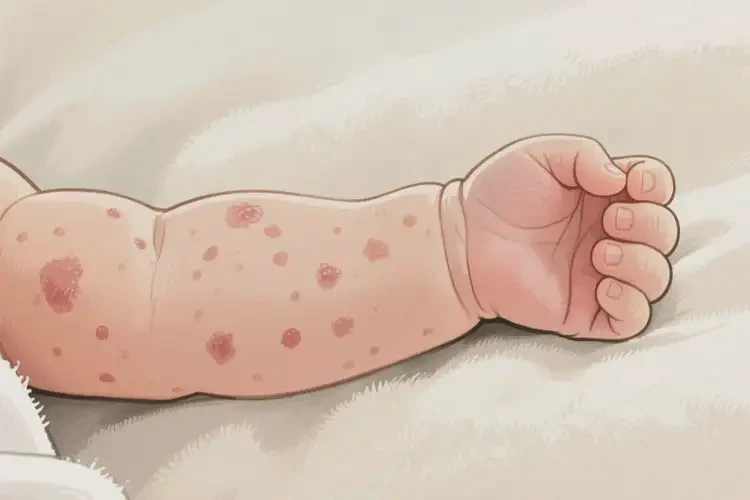 嬰兒手臂經(jīng)常長濕疹能徹底自愈嗎(圖2)