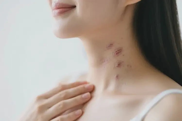 產(chǎn)婦脖子上容易起濕疹可不可以徹底自愈(圖1)