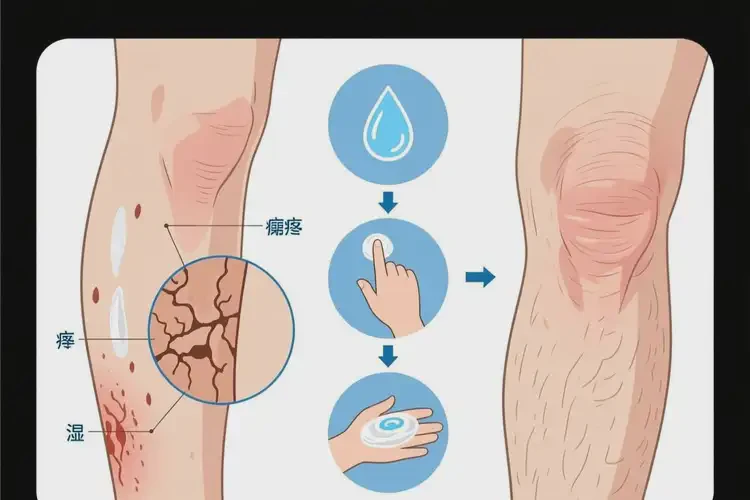 女人小腿偶爾起濕疹能不能根治(圖1)