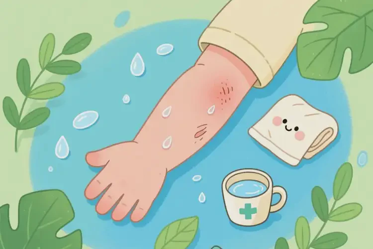 儿童手臂起湿疹可不可以彻底自愈(图4)