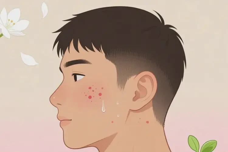 青年人臉上偶爾起濕疹能徹底自愈嗎(圖3)